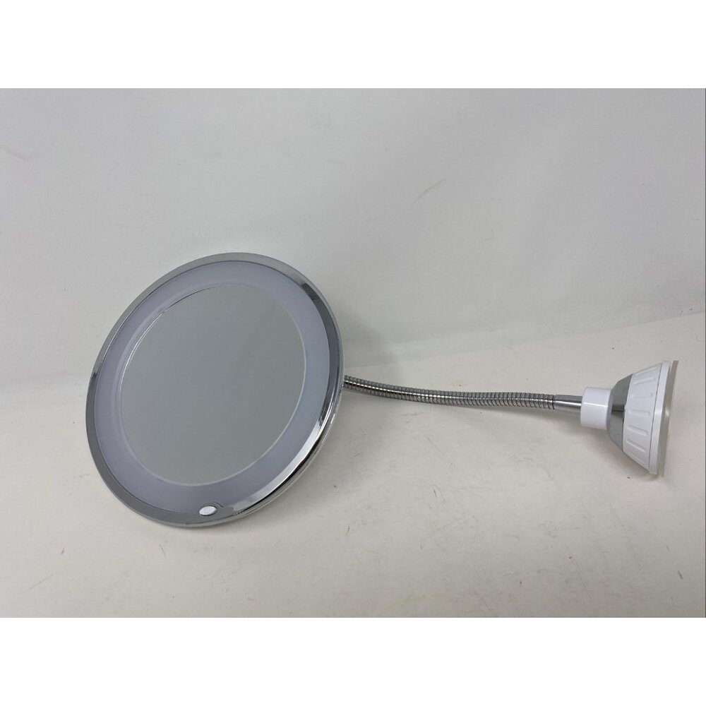 NuBrilliance My Flexible Mirror 10x Mag 7” Diameter Ultra Flexible Suction Mount